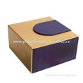 2014 Lower price jewelry box wholesale, made of cardboard and ribbon, customized logo and sizeNew